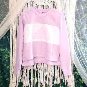 Adidas Cropped Lavender Sweater